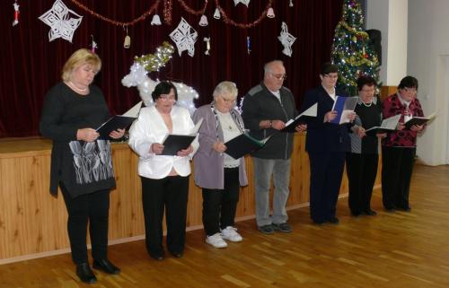 Vianočné posedenie klub dôchodcov 2016